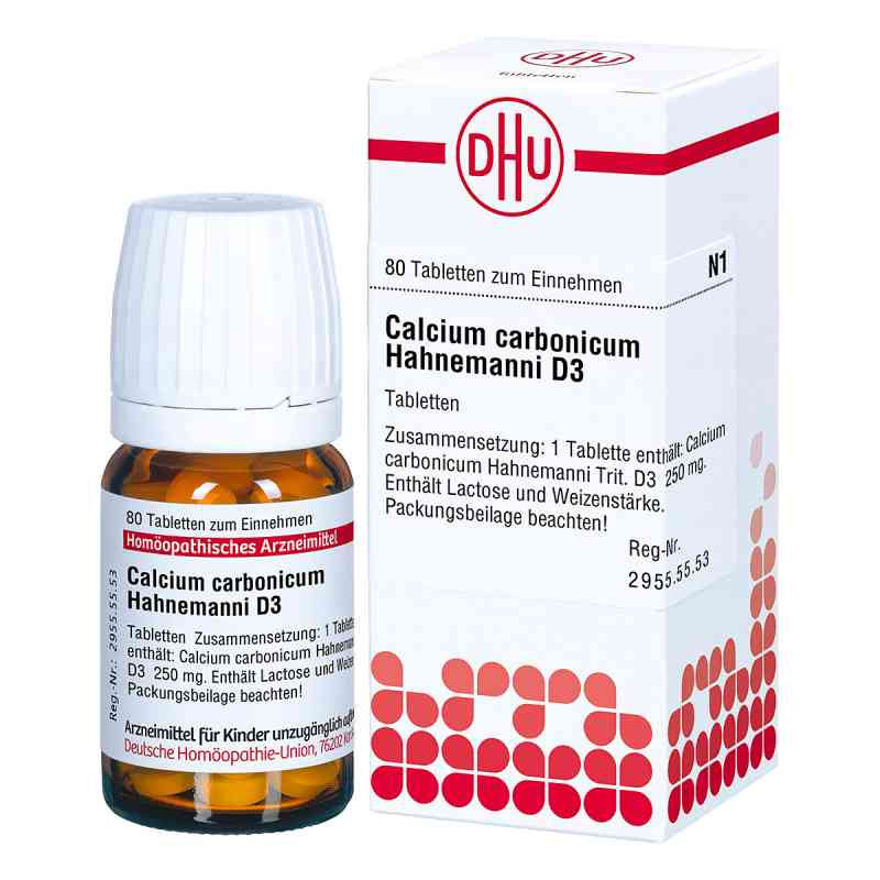 Calcium Carbonicum D 3 Tabletten Hahnemanni (80 stk) – PZN 2815539