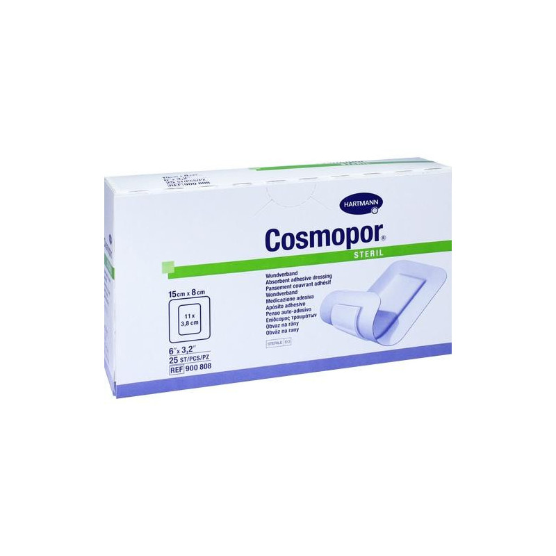 COSMOPOR STERIL 15X8CM, 25 ST – PZN 4302040