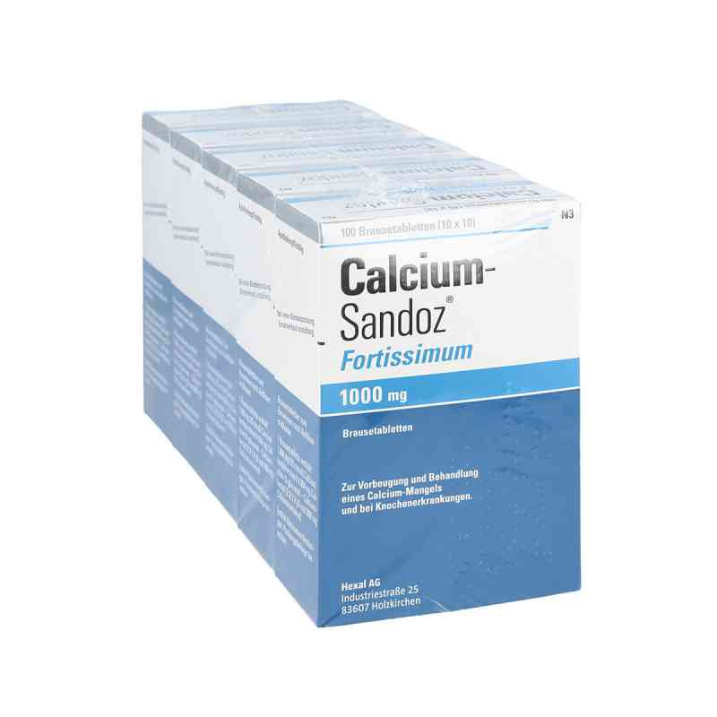 Calcium-Sandoz fortissimum 1000mg (5X20 stk) – PZN 3239368