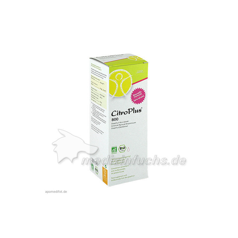 CitroPlus 800 Bio Grapefruit Kern Extrakt, 250 ML – PZN 9004695