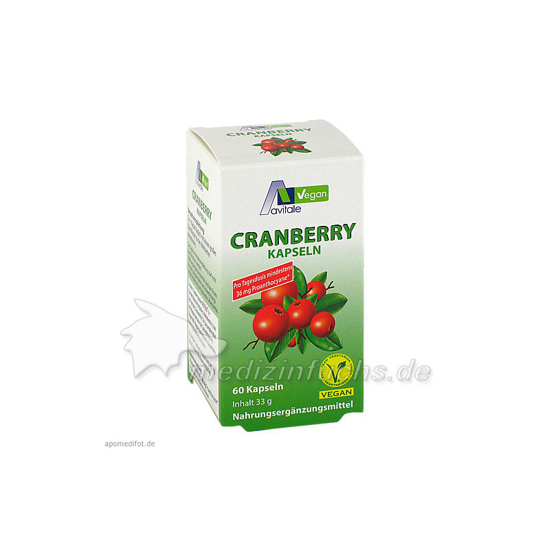 Cranberry Vegan Kapseln 400mg, 60 ST – PZN 11362829