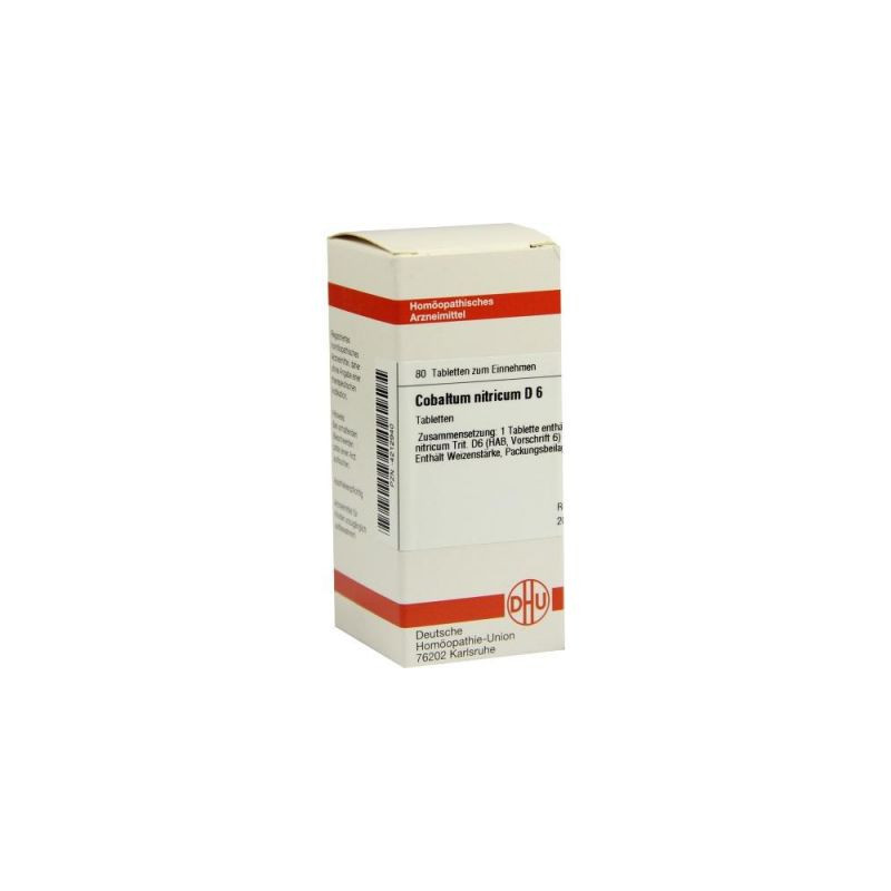 Cobaltum Nitricum D 6 Tabletten (80 stk) – PZN 4212940