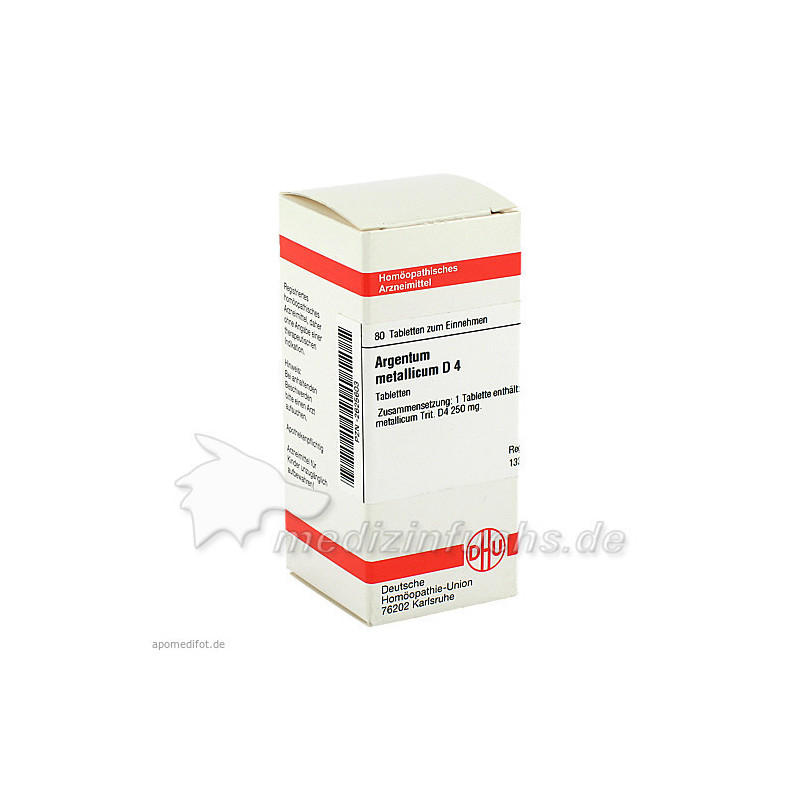 ARGENTUM MET D 4, 80 ST – PZN 2625603