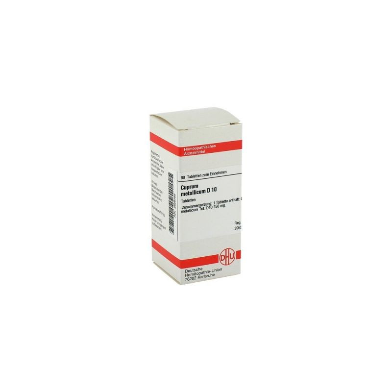 Cuprum Metallicum D 10 Tabletten (80 stk) – PZN 2629469