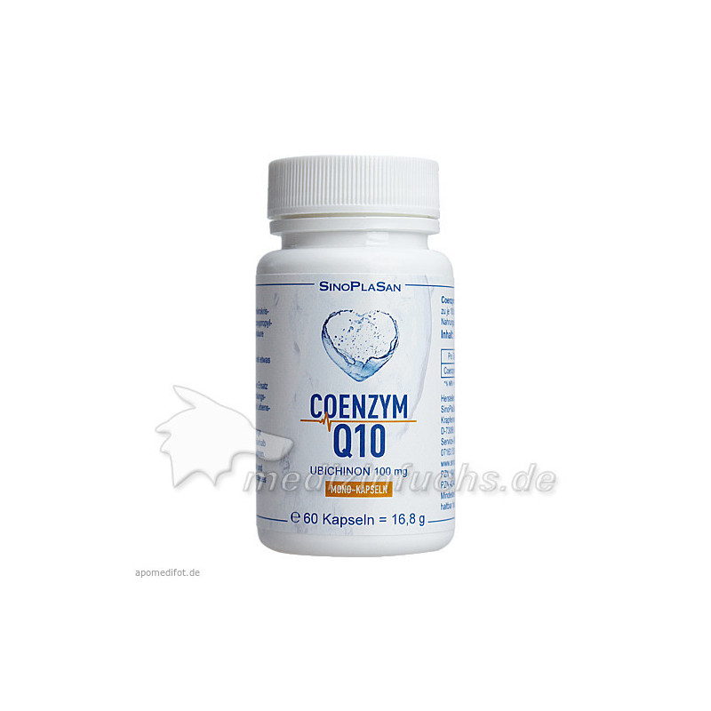 Coenzym Q10 Ubichinon Mono-Kapseln 100mg, 60 ST – PZN 10411879