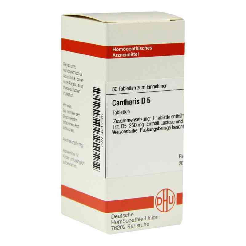Cantharis D 5 Tabletten (80 stk) – PZN 4210125