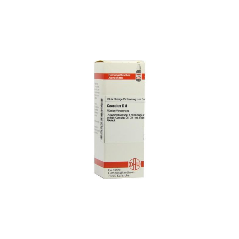 Cocculus D 8 Dilution (20 ml) – PZN 2611386