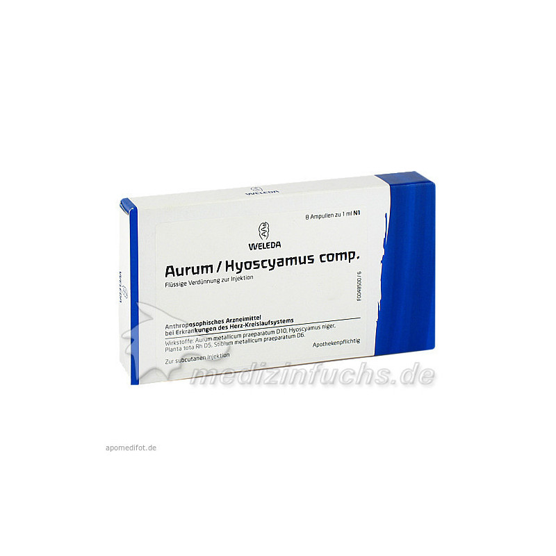 AURUM HYOSCYAMUS COMP, 8X1 ML – PZN 1618972