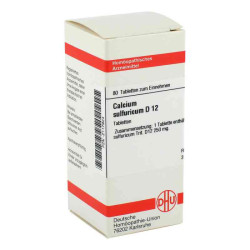 Calcium Sulfuricum D 12 Tabletten (80 stk) – PZN 2117924