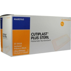 Cutiplast 10x19.8cm plus steril, 55 ST – PZN 9732609