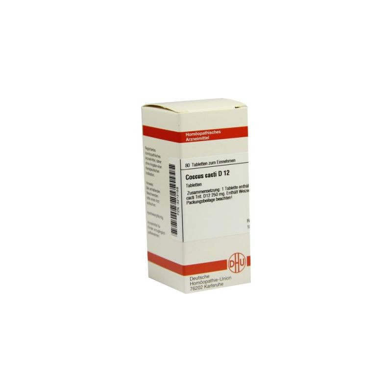 Coccus Cacti D 12 Tabletten (80 stk) – PZN 4213158