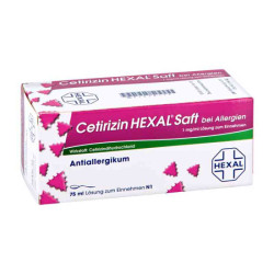 Cetirizin HEXAL bei Allergien 1mg/ml (75 ml) – PZN 1830117
