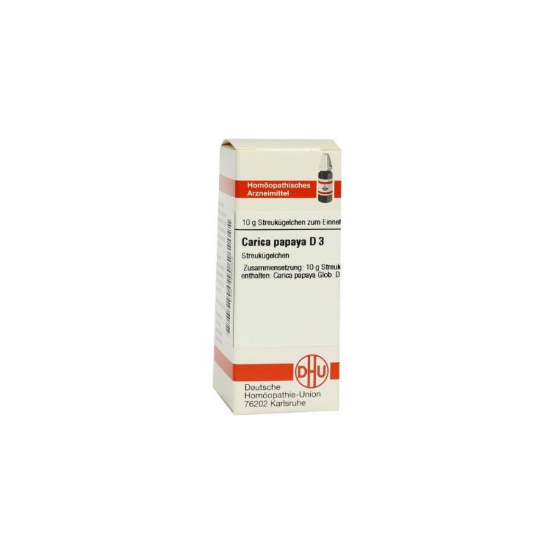 Carica Papaya D 3 Globuli (10 g) – PZN 7595002