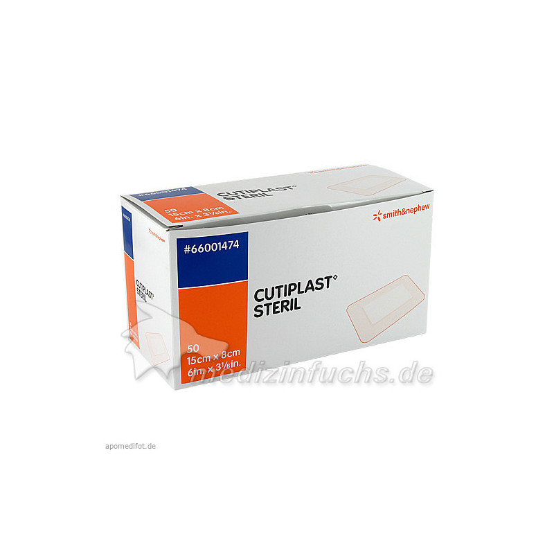 CUTIPLAST steriler Wundverband 15cmx8cm, 50 ST – PZN 2479716