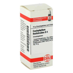 Caulophyllum Thalictroides D 4 Globuli (10 g) – PZN 2890009