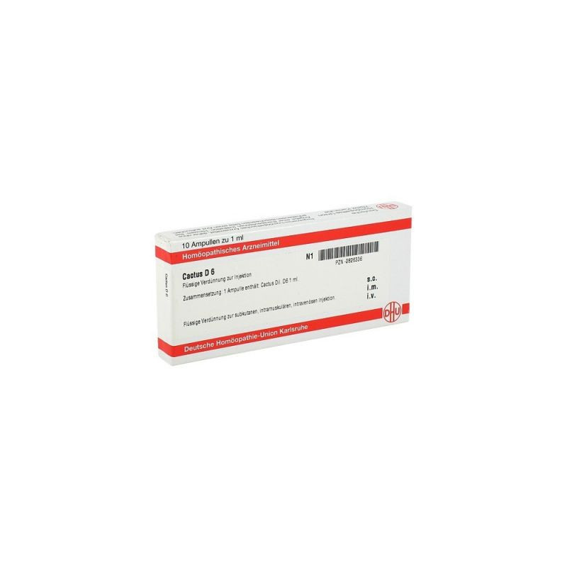 Cactus D 6 Ampullen (10X1 ml) – PZN 2826336