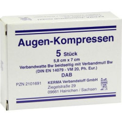 Augenkompressen unsteril 5,8x7cm (5 stk) – PZN 2101691