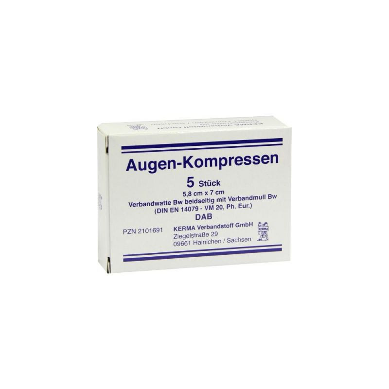 Augenkompressen unsteril 5,8x7cm (5 stk) – PZN 2101691