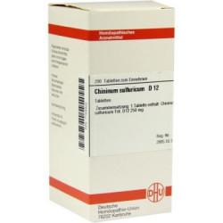 Chininum Sulfuricum D 12 Tabletten (200 stk) – PZN 7164420