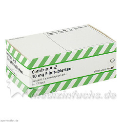 Cetirizin AbZ 10mg Filmtabletten, 100 ST – PZN 6716159