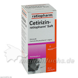 Cetirizin-ratiopharm Saft, 75 ML – PZN 2191085