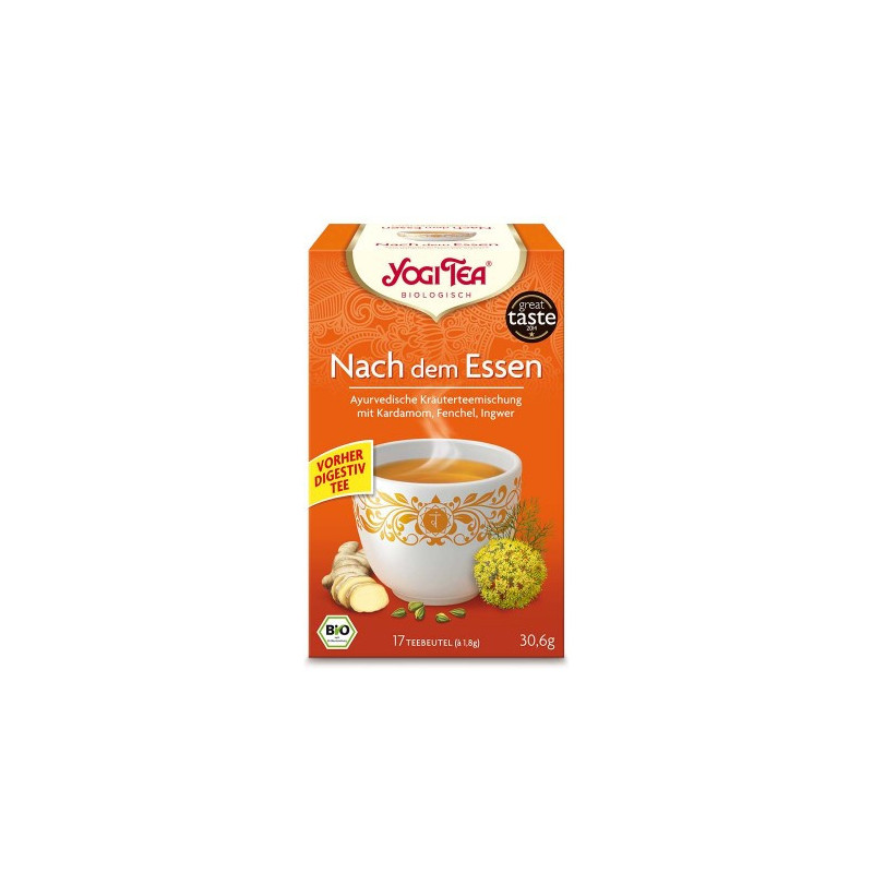 YOGI TEA Nach dem Essen Bio Filterbeutel, 17X1.8 G – PZN 11297492