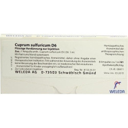 CUPRUM SULF D 6, 8X1 ML – PZN 1621537