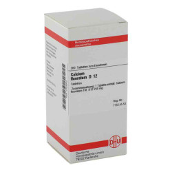 Calcium Fluoratum D 12 Tabletten (200 stk) – PZN 2125912