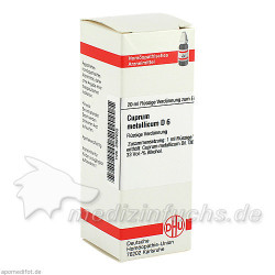 CUPRUM MET D 6, 20 ML – PZN 2897655
