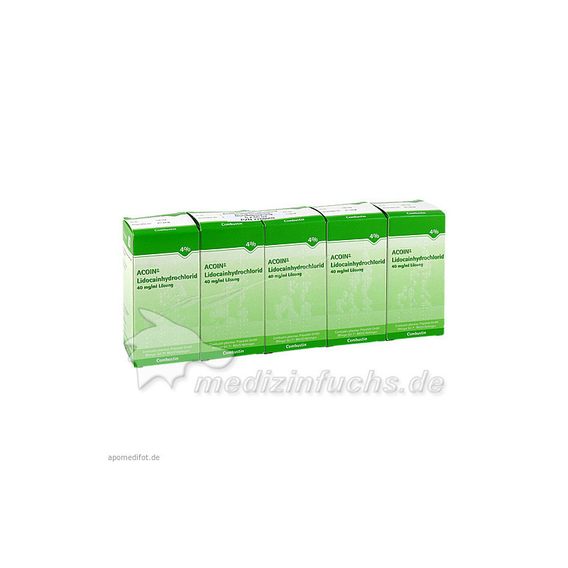 ACOIN-Lidocainhydrochlorid 40mg/ml, 5X50 ML – PZN 7788669