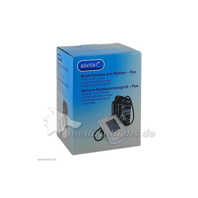 alvita Oberarm-Blutdruckmessgerät-Plus, 1 ST – PZN 9245306