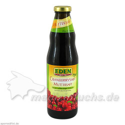 CRANBERRY SAFT Bio Muttersaft EDEN, 750 ML – PZN 7405504