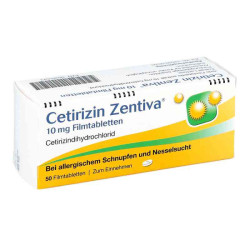 Cetirizin Zentiva 10mg (50 stk) – PZN 365523