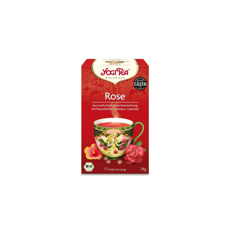 YOGI TEA Rose Bio Filterbeutel, 17X2 G – PZN 9687731