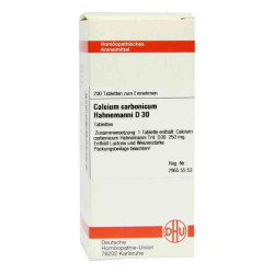 Calcium Carbonicum D 30 Tabletten Hahnemanni (200 stk) – PZN 2801313