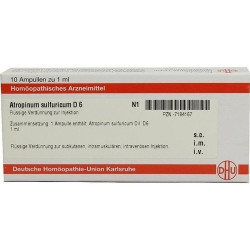 ATROPINUM SULFURICUM D 6 Ampullen, 10X1 ML – PZN 7184167