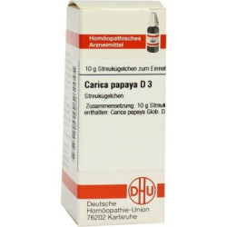 Carica Papaya D 3 Globuli (10 g) – PZN 7595002