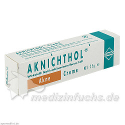 AKNICHTHOL CREME, 25 G – PZN 6331100