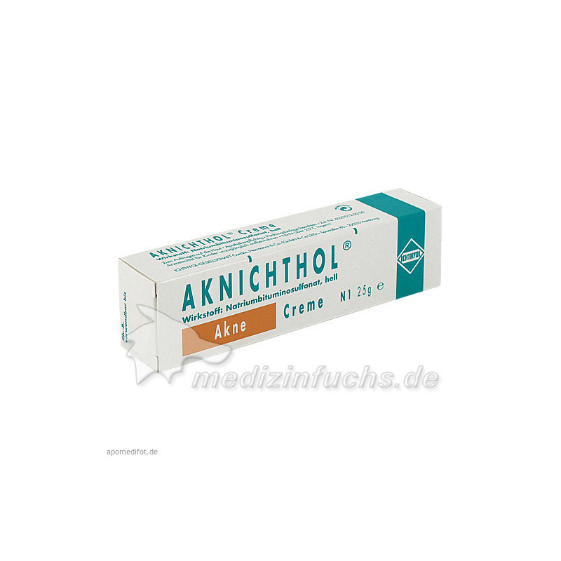 AKNICHTHOL CREME, 25 G – PZN 6331100