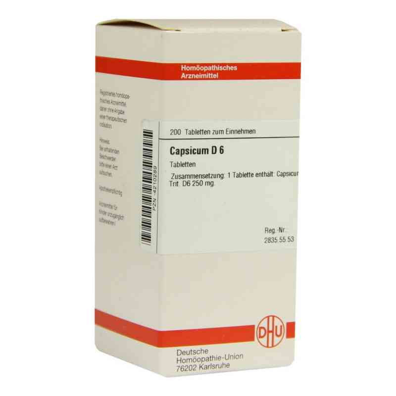 Capsicum D 6 Tabletten (200 stk) – PZN 4210289