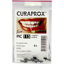 CURAPROX PIC 115 regular medium black, 6 ST – PZN 258626