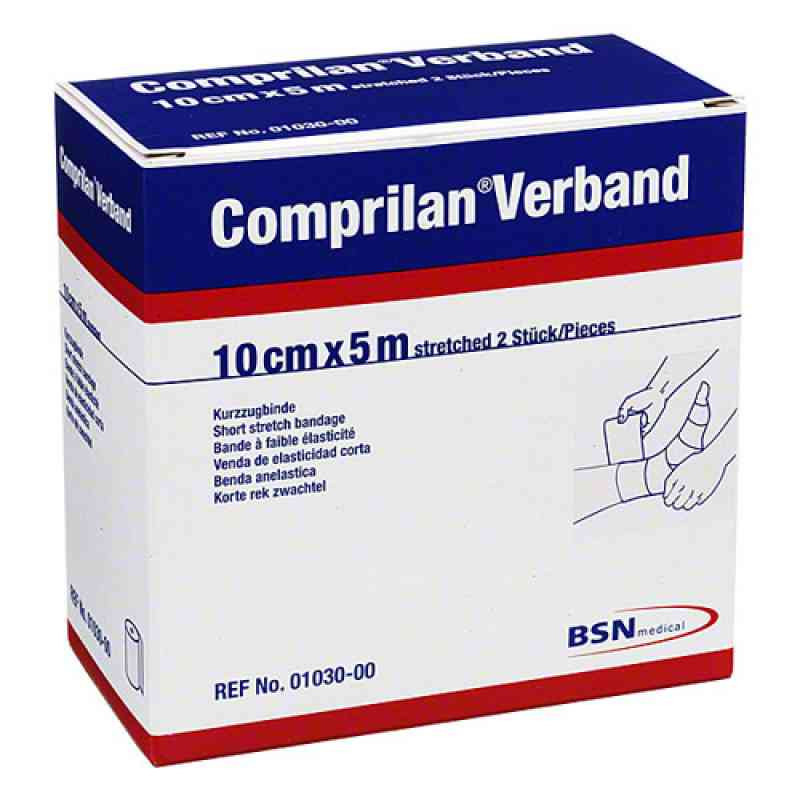 Comprilan Verband gedehnt 5mx10cm 1030 (1 Pck) – PZN 2059701