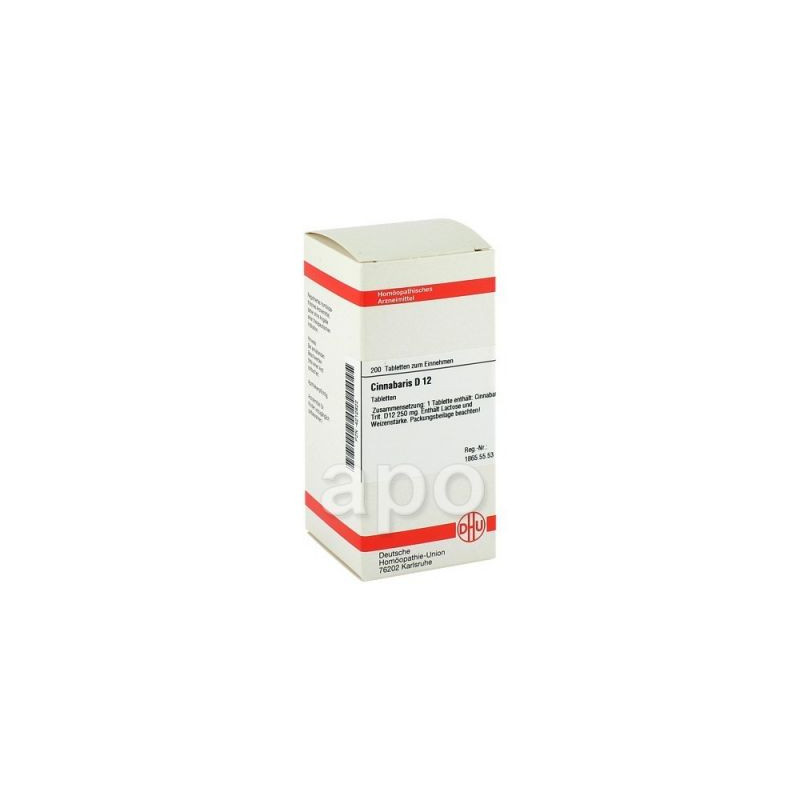 Cinnabaris D 12 Tabletten (200 stk) – PZN 4212822