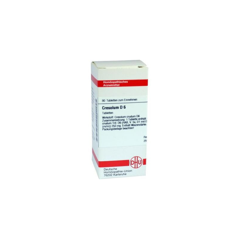 Cresolum D 6 Tabletten (80 stk) – PZN 7165968