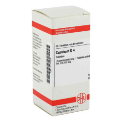 Capsicum D 4 Tabletten (80 stk) – PZN 2111809