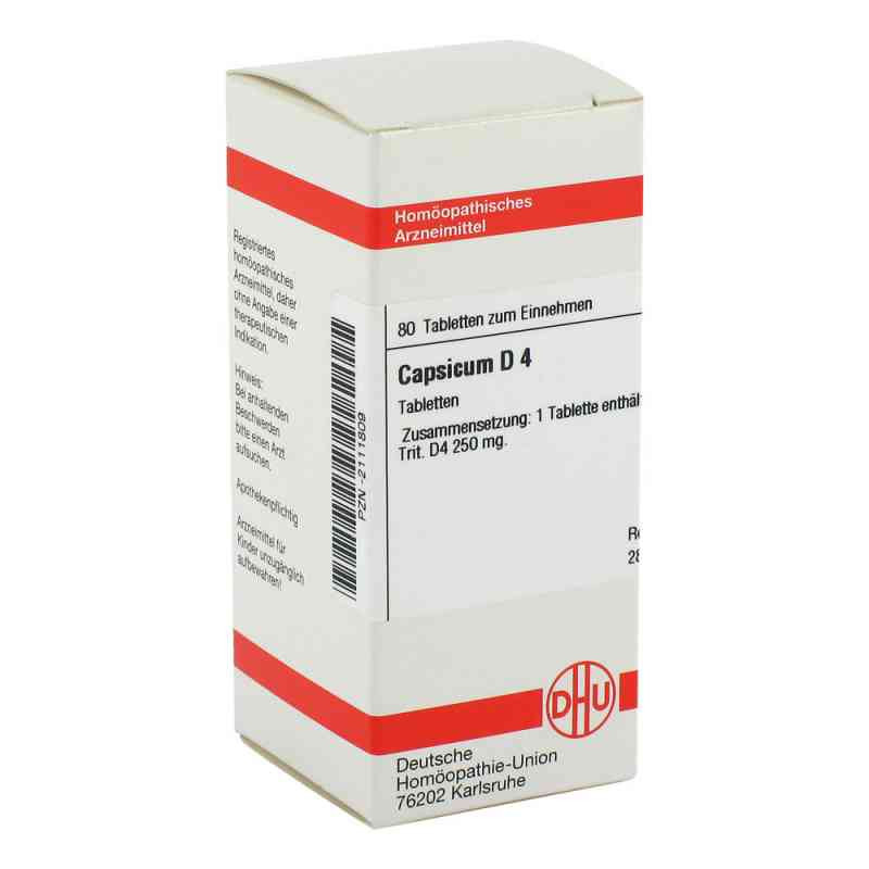 Capsicum D 4 Tabletten (80 stk) – PZN 2111809