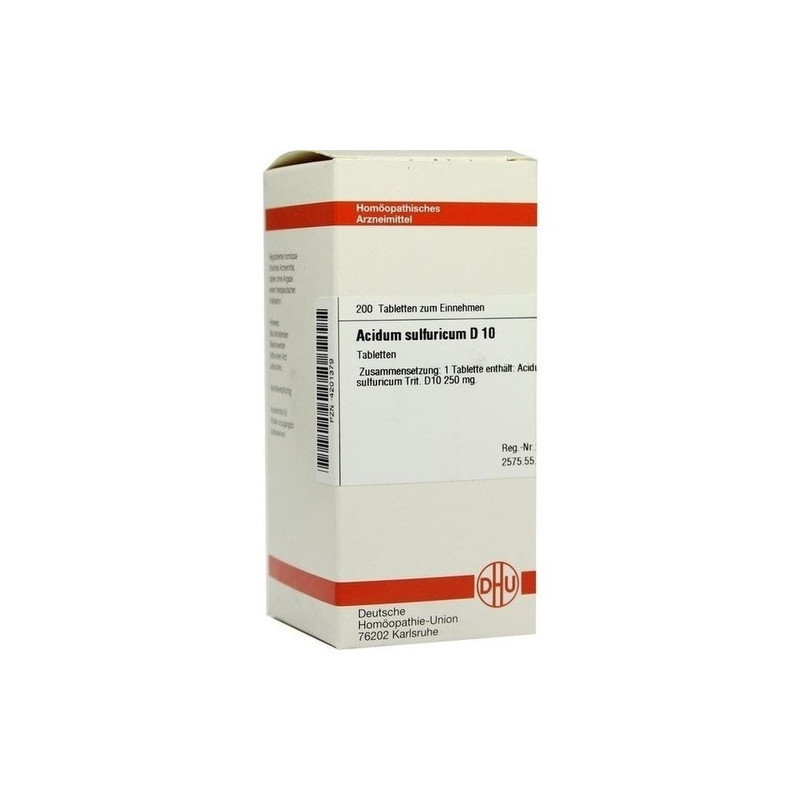 ACIDUM SULF D10, 200 ST – PZN 4201379