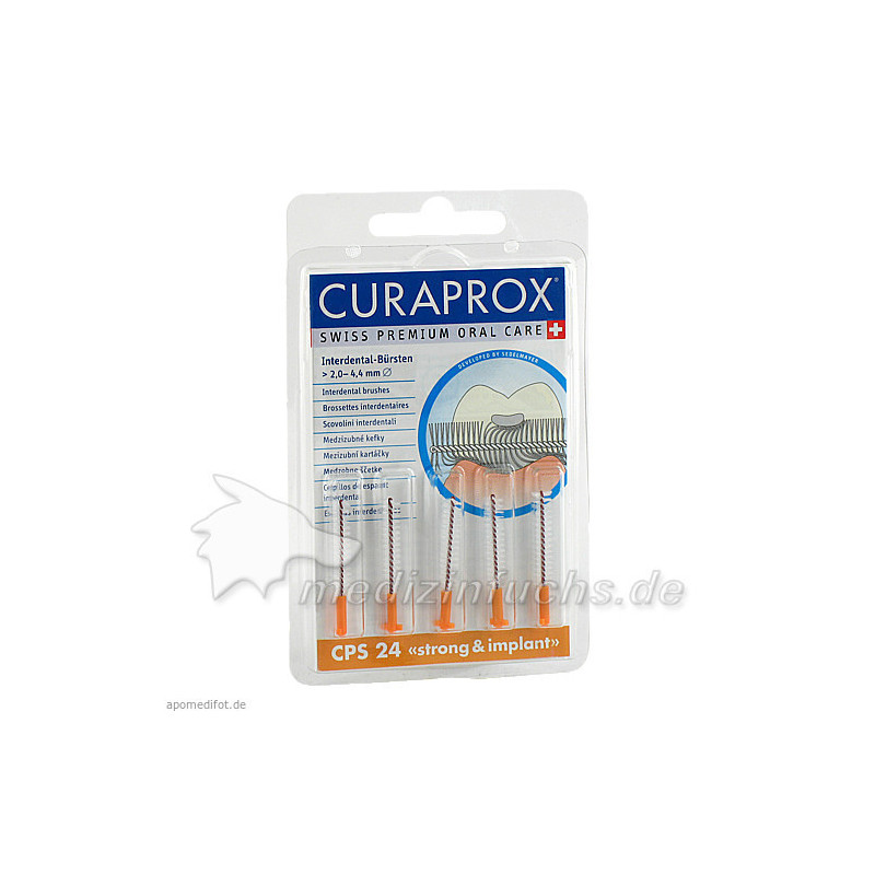 Curaprox CPS 24 orange Interdentalbürsten, 5 ST – PZN 4444231