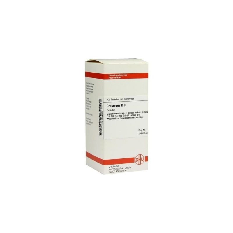 Crataegus D 8 Tabletten (200 stk) – PZN 546472