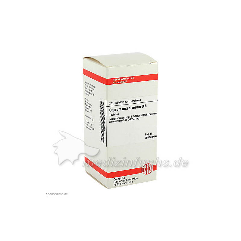 CUPRUM ARSENIC D 6, 200 ST – PZN 2812156